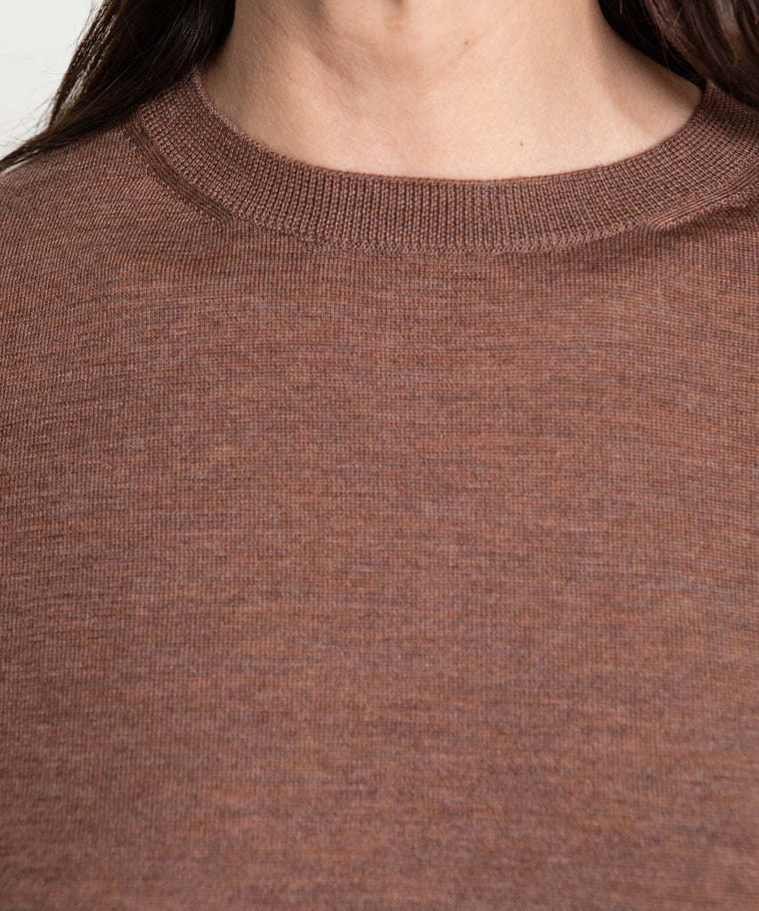Wool Roundneck Sweater Miaki Swiss Made Womenswear