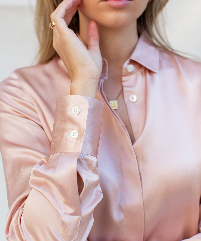 Satin Silk Blouse Miaki Swiss Made Womenswear