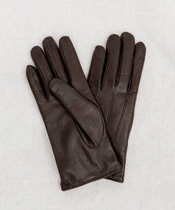 Marron / 7 Classic Nappa Gloves Miaki Swiss Made Womenswear