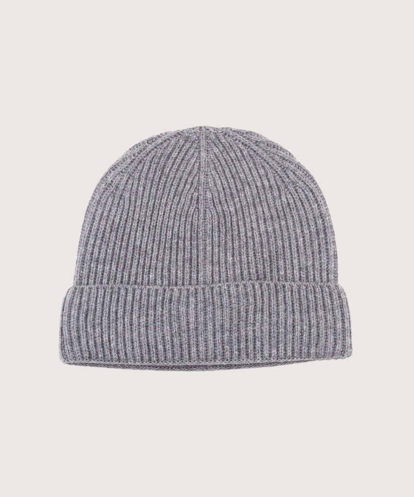 Grey / One Size Cashmere Caps Miaki Swiss Made Womenswear
