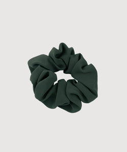 Forest Green / One Size Silk Scrunchie Miaki Swiss Made Womenswear
