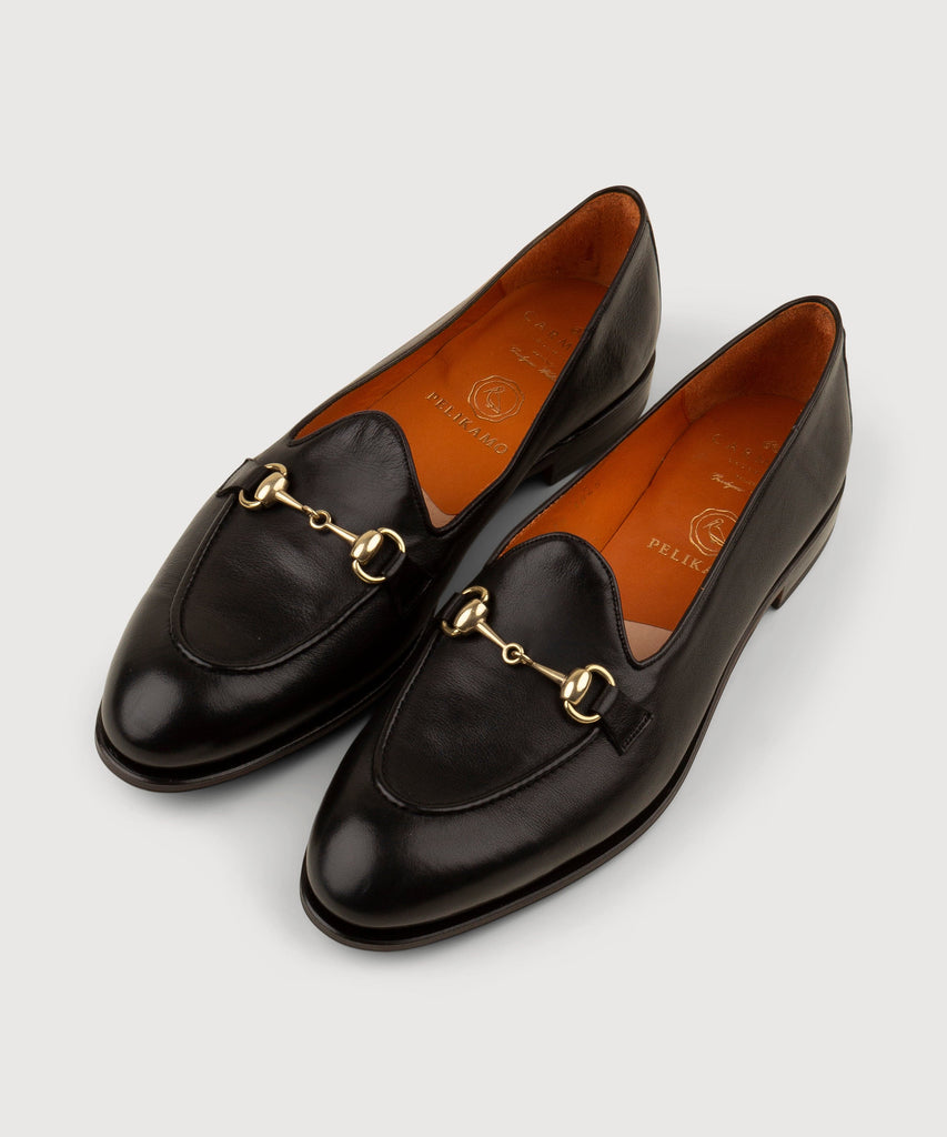 Black / 36 Horsebit Loafer Miaki Swiss Made Womenswear
