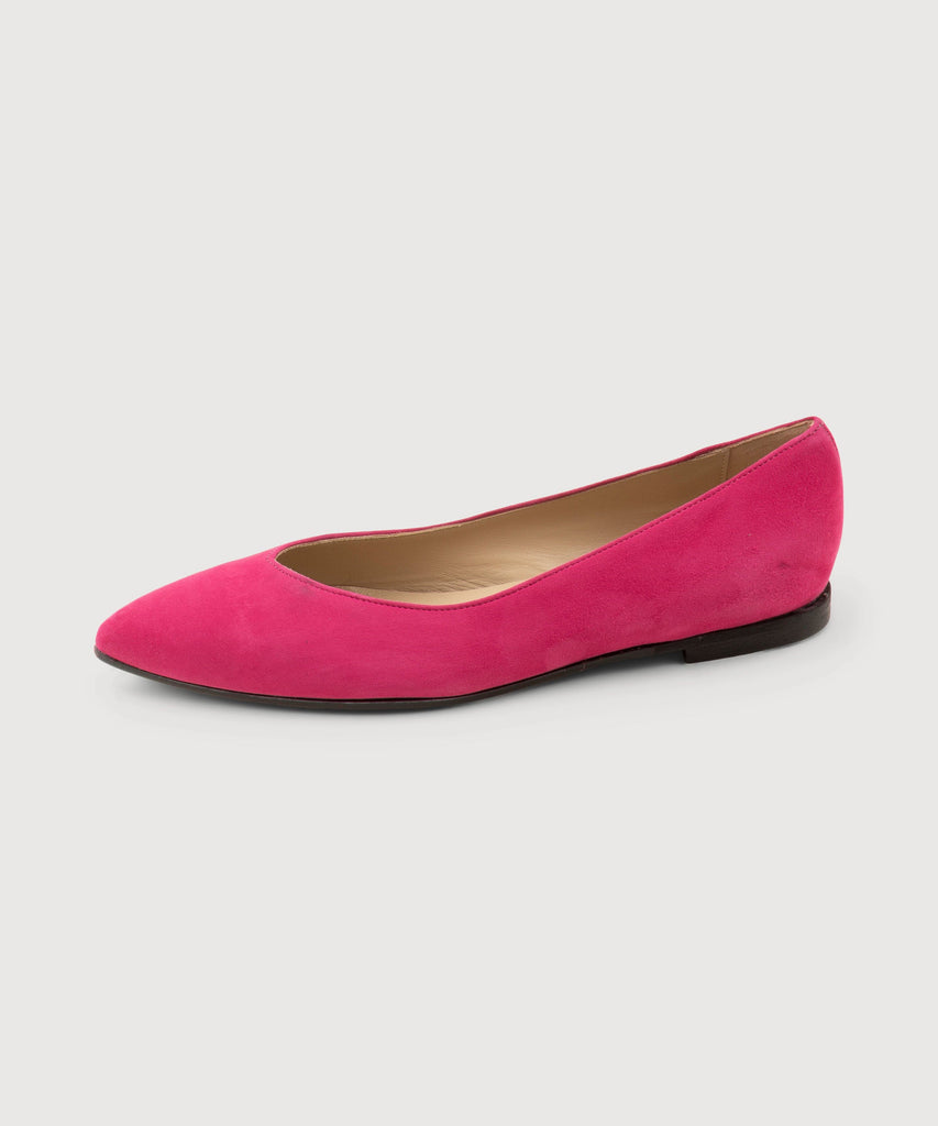 Suede Flat Slippers Miaki Swiss Made Womenswear