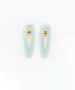 Blue Glitter Clip Set Miaki Swiss Made Womenswear