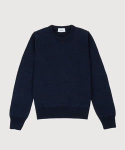 Navy / XS Linen Maritime Sweater Miaki Swiss Made Womenswear
