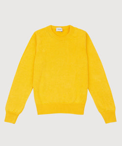Yellow / XS Linen Maritime Sweater Miaki Swiss Made Womenswear