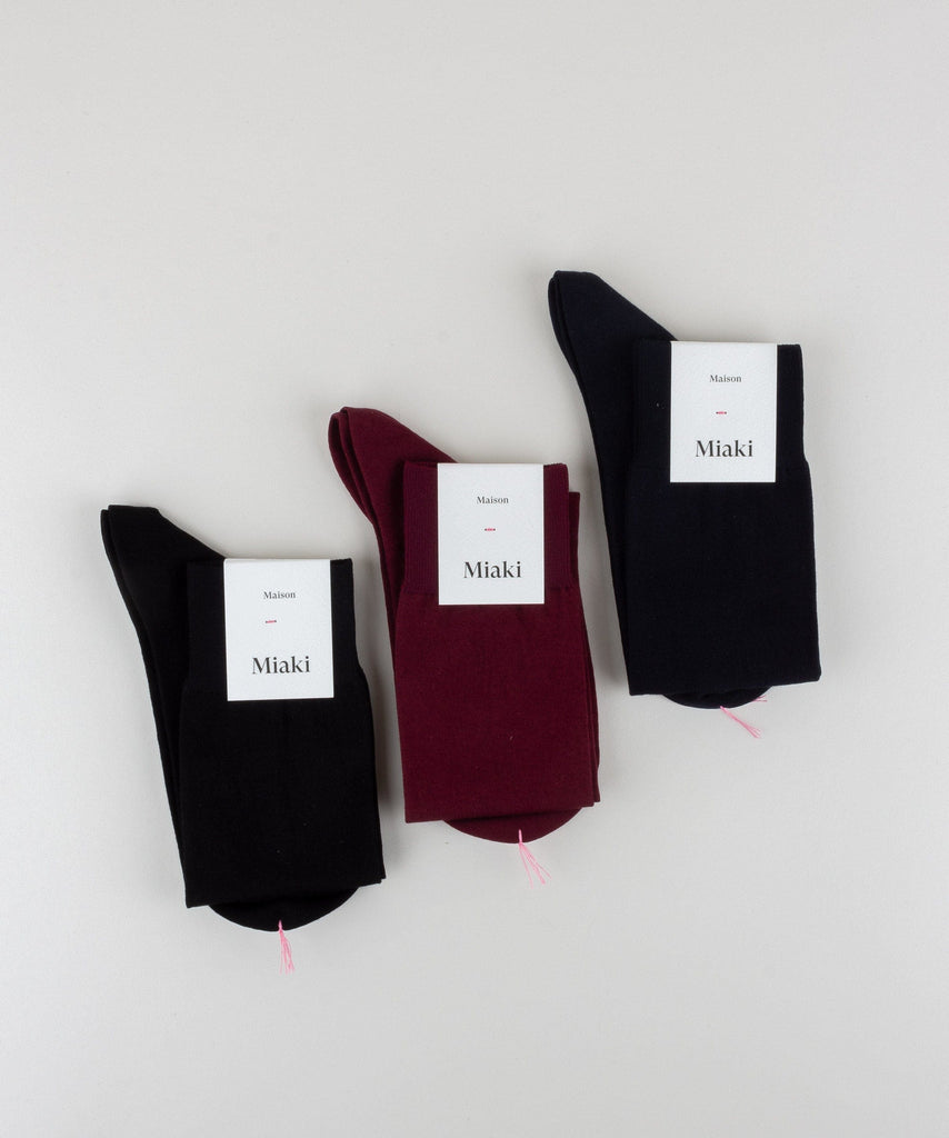Long Cotton Socks Miaki Swiss Made Womenswear