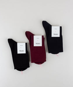 Long Cotton Socks Miaki Swiss Made Womenswear