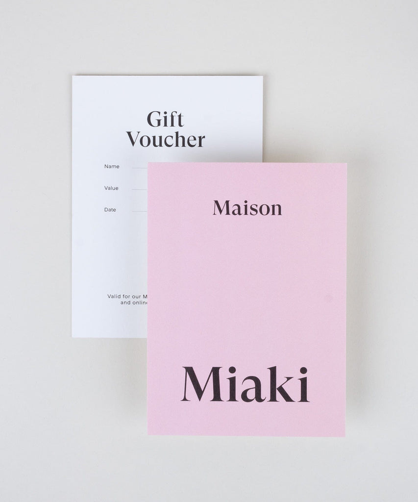 Miaki Gift Card Miaki Swiss Made Womenswear