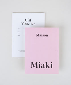 Miaki Gift Card Miaki Swiss Made Womenswear
