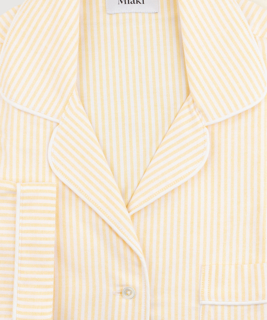 Striped Long Sleeve Pyjama Miaki Swiss Made Womenswear