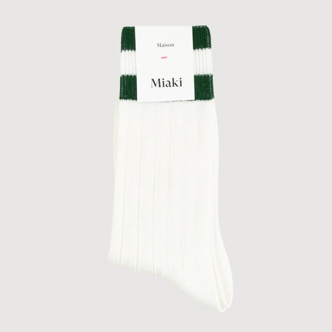 Green / S Sport Socks Miaki Swiss Made Womenswear