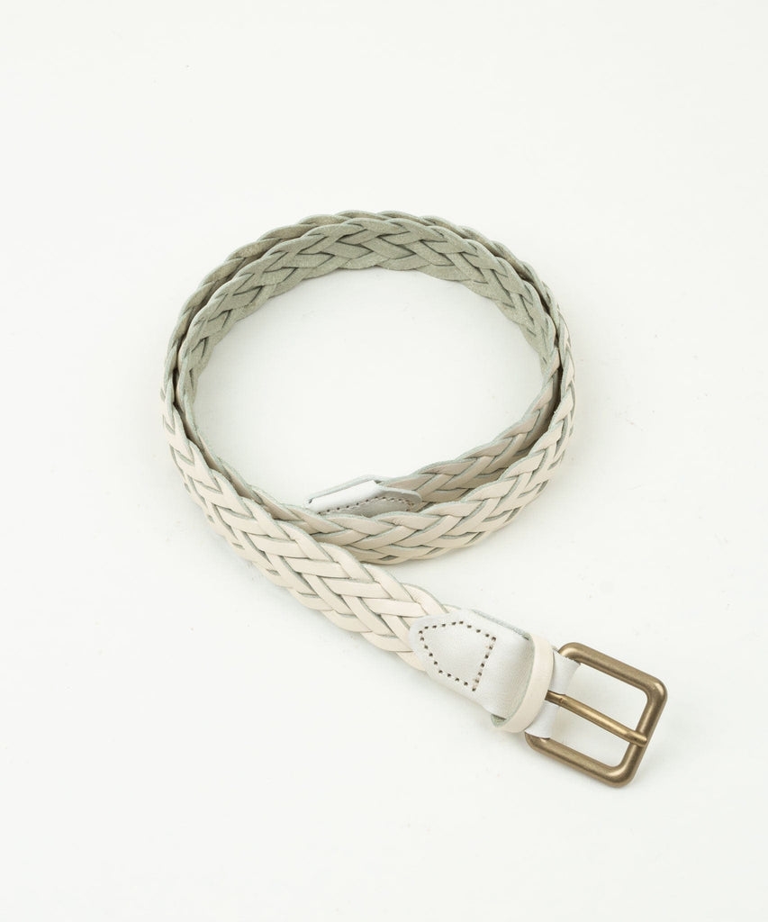 Offwhite / 70 Woven Belt Miaki Swiss Made Womenswear
