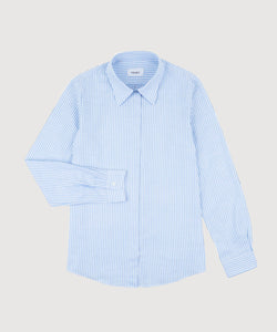 Relaxed Cotton Stripe Shirt