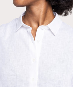 Sleeveless Linen Shirt