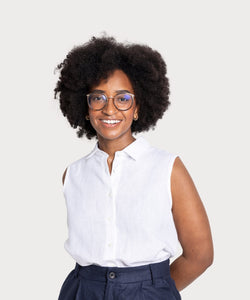 Sleeveless Linen Shirt