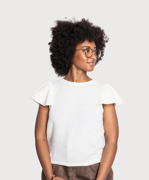 Butterfly Muslin Top