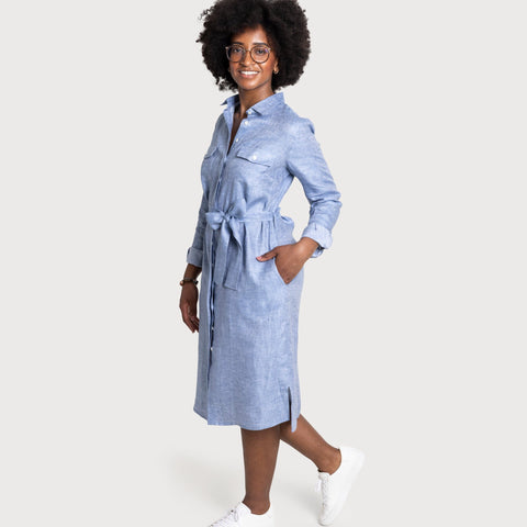 Linen Shirt Dress