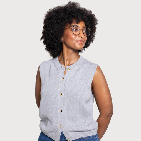 Knitted Cotton Vest