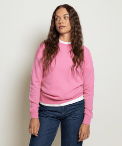 Classic Cashmere Roundneck Sweater Miaki Swiss Made Womenswear