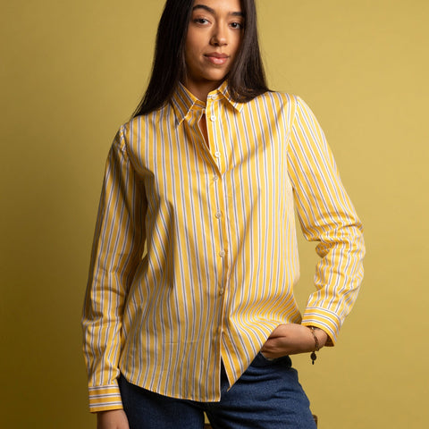 Relaxed Ivy League Shirt Miaki Swiss Made Womenswear
