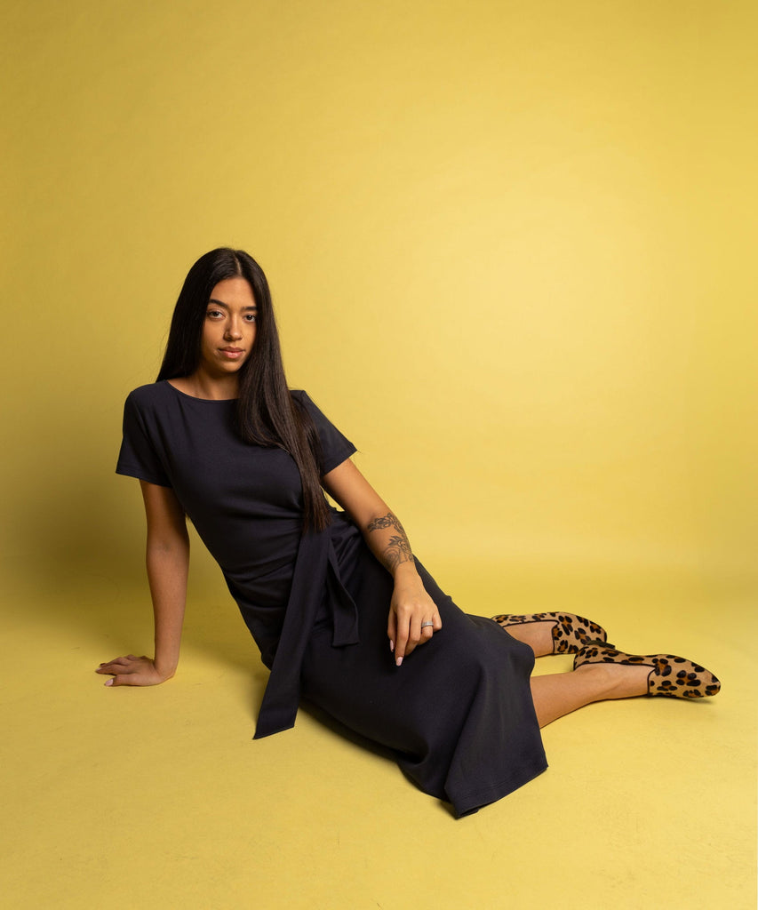 Jersey Knot Dress Miaki Swiss Made Womenswear