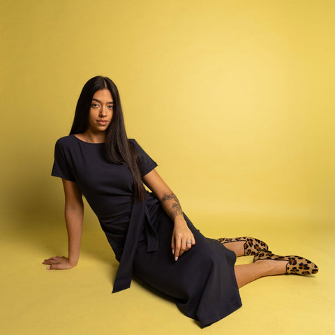 Jersey Knot Dress Miaki Swiss Made Womenswear