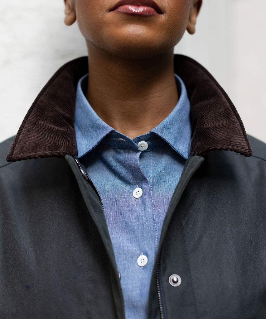 Waxed Field Jacket Miaki Swiss Made Womenswear