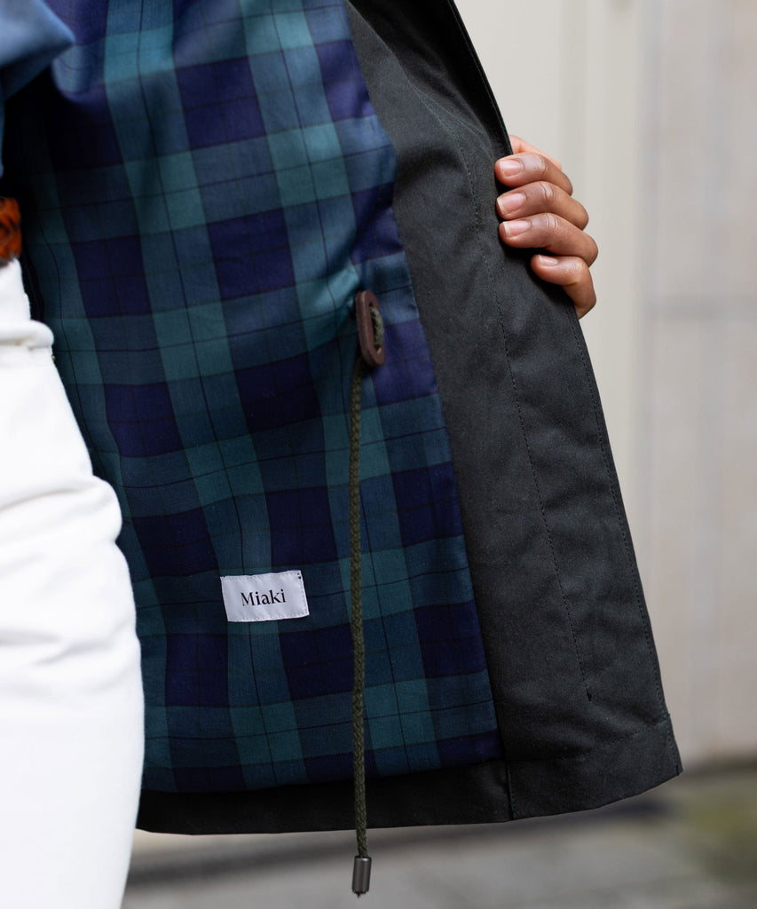 Waxed Field Jacket Miaki Swiss Made Womenswear
