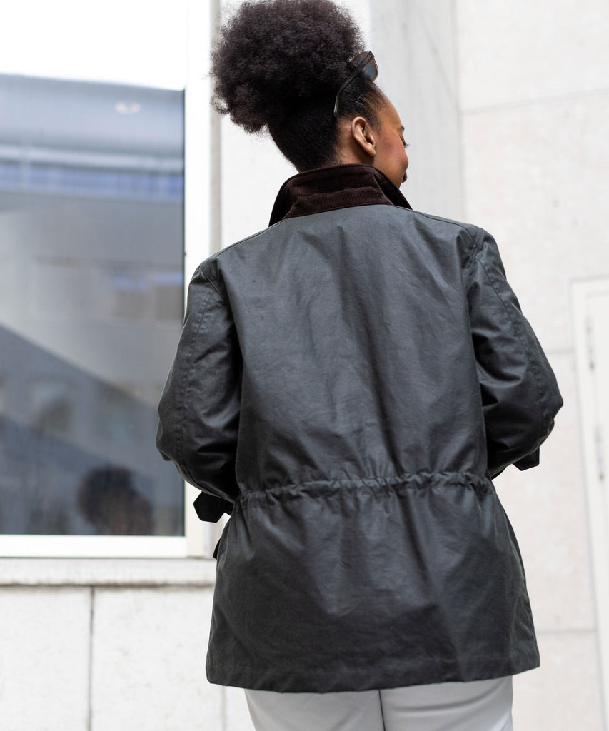 Waxed Field Jacket Miaki Swiss Made Womenswear
