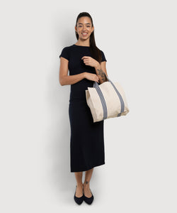 Cream / One Size Canvas Bag Miaki Swiss Made Womenswear