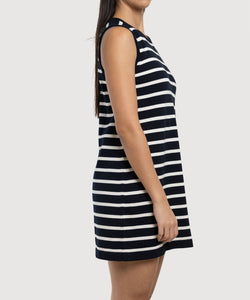 Short Knitted Cotton Dress Miaki Swiss Made Womenswear