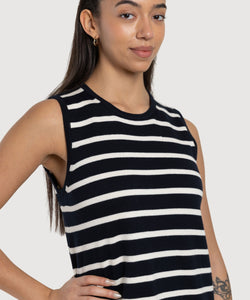 Short Knitted Cotton Dress Miaki Swiss Made Womenswear