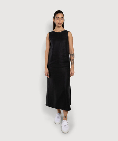 Linen Slip Dress Miaki Swiss Made Womenswear