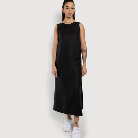 Linen Slip Dress Miaki Swiss Made Womenswear