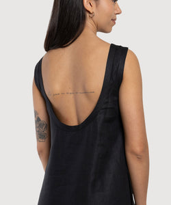 Linen Slip Dress Miaki Swiss Made Womenswear