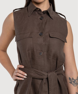 Safari Dress Miaki Swiss Made Womenswear