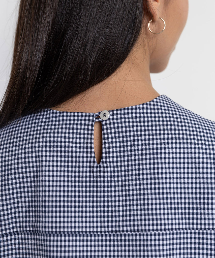 Palma Check Top Miaki Swiss Made Womenswear