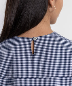 Palma Check Top Miaki Swiss Made Womenswear