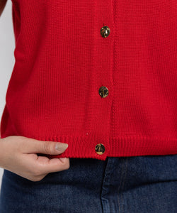 Knitted Cotton Vest Miaki Swiss Made Womenswear