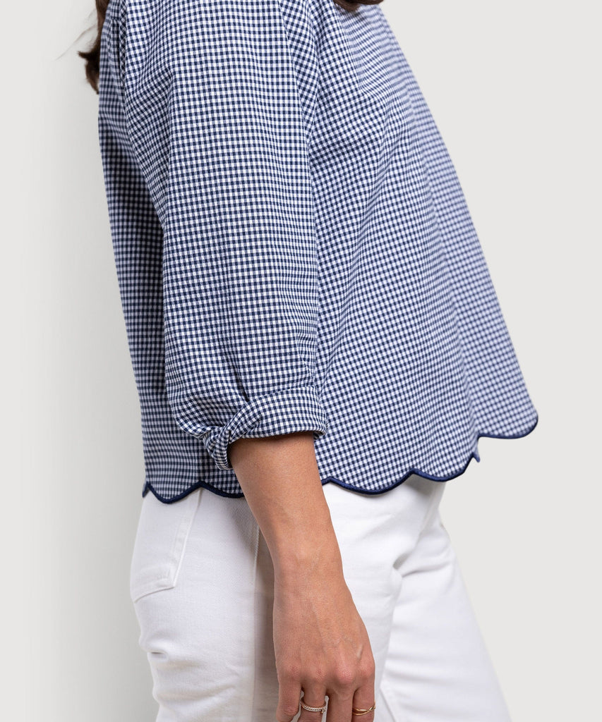 Palma Check Top Miaki Swiss Made Womenswear