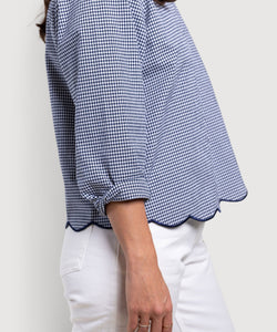 Palma Check Top Miaki Swiss Made Womenswear