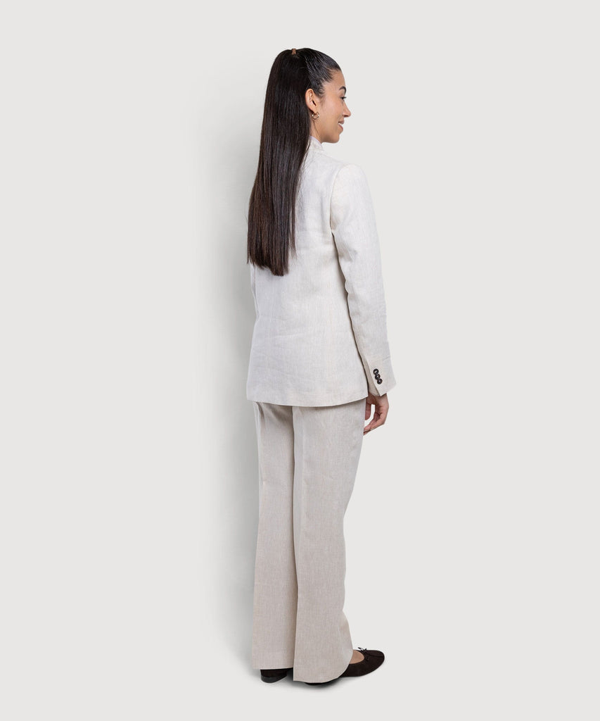 Wide Leg Linen Trousers Miaki Swiss Made Womenswear