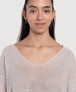 Light Sparkle Sweater Miaki Swiss Made Womenswear