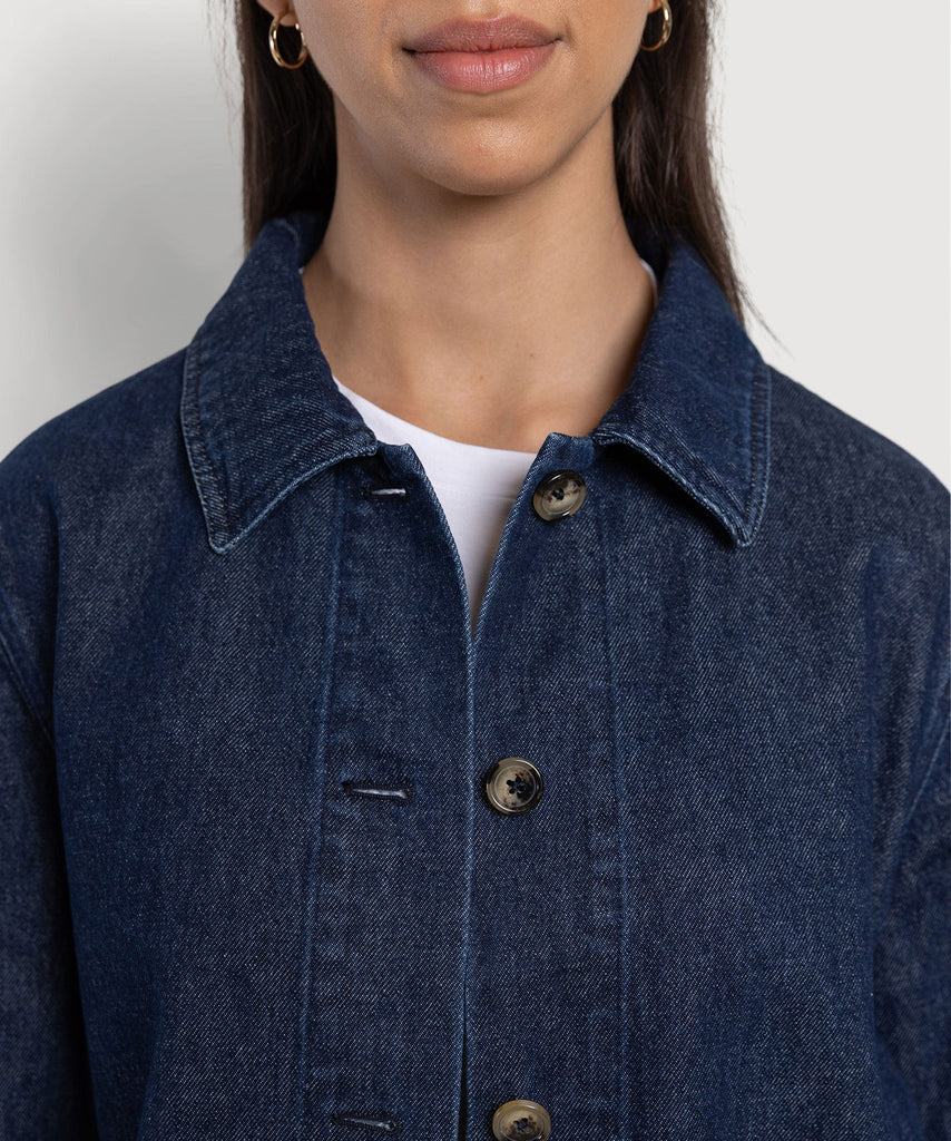 Denim Overshirt Miaki Swiss Made Womenswear