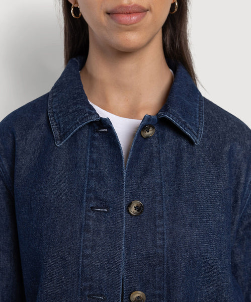 Denim Overshirt Miaki Swiss Made Womenswear