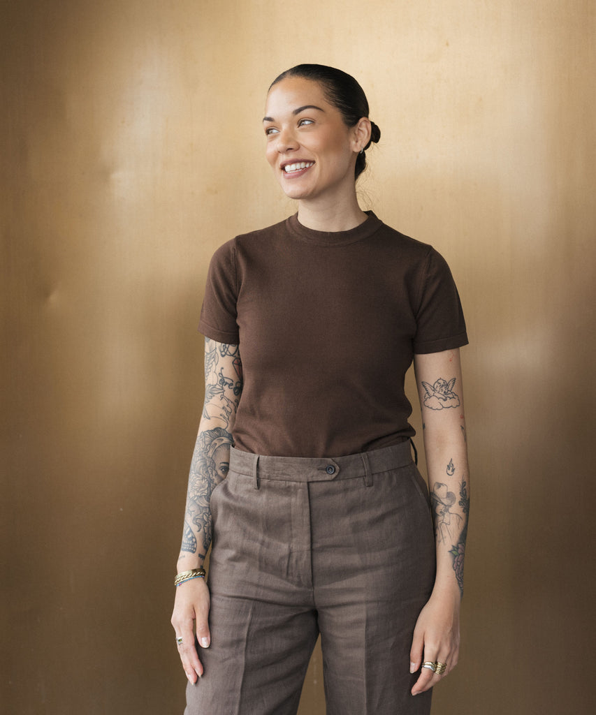 Knitted T-shirt Miaki Swiss Made Womenswear