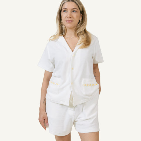 Terry Short Sleeve Shirt Miaki Swiss Made Womenswear