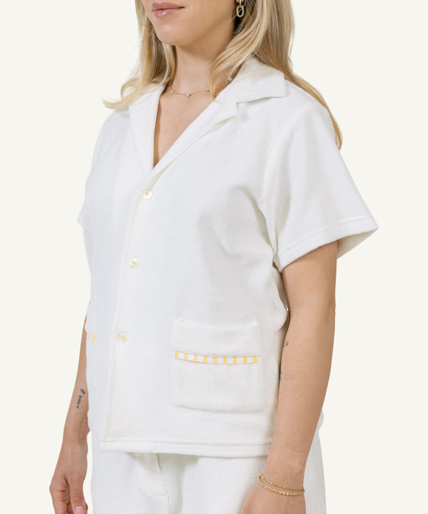 Terry Short Sleeve Shirt Miaki Swiss Made Womenswear