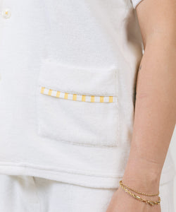 Terry Short Sleeve Shirt Miaki Swiss Made Womenswear